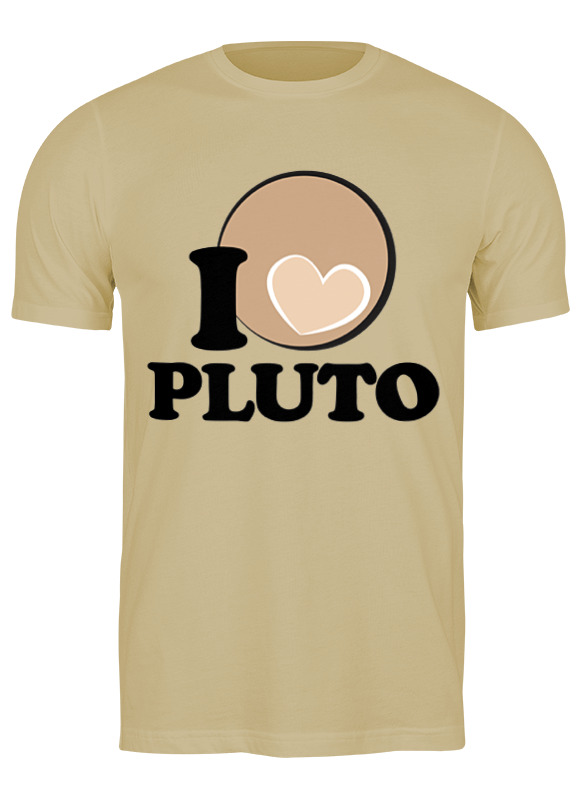 

Футболка женская Printio Плутон (pluto) бежевая L, Бежевый, Плутон (pluto)