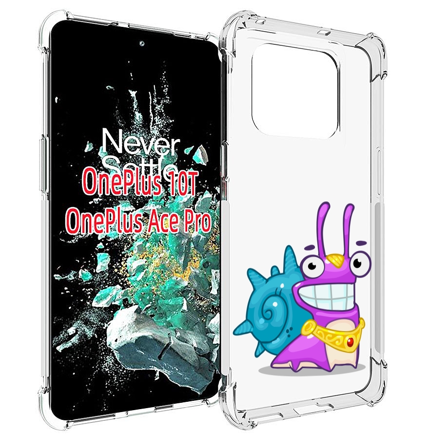 

Чехол MyPads улитка-принц для OnePlus 10T, Прозрачный, Tocco