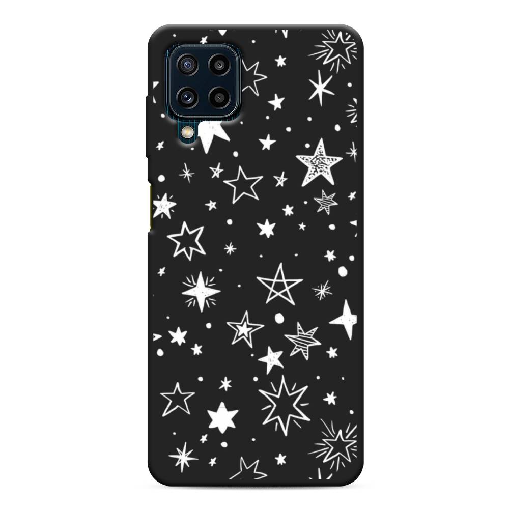 

Чехол Awog на Samsung Galaxy M32 / Самсунг M32 "Звездочки графика белая", Разноцветный, 2103552-1