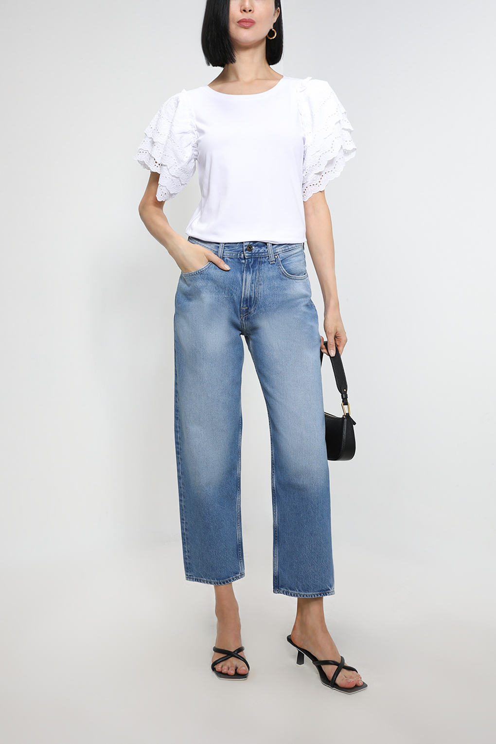 

Джинсы женские Pepe Jeans London PL204158HQ3R голубые 29, Голубой, PL204158HQ3R