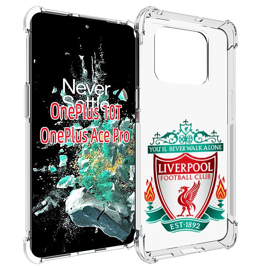 

Чехол MyPads фк ливерпуль мужской для OnePlus 10T, Прозрачный, Tocco