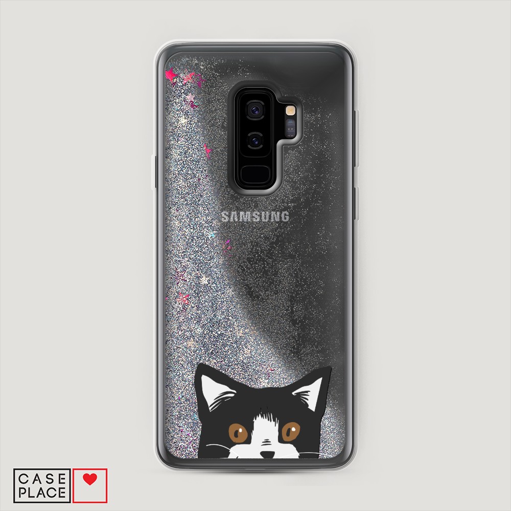

Чехол Awog "Подглядывающий кот" на Samsung Galaxy S9 Plus, 25891-1