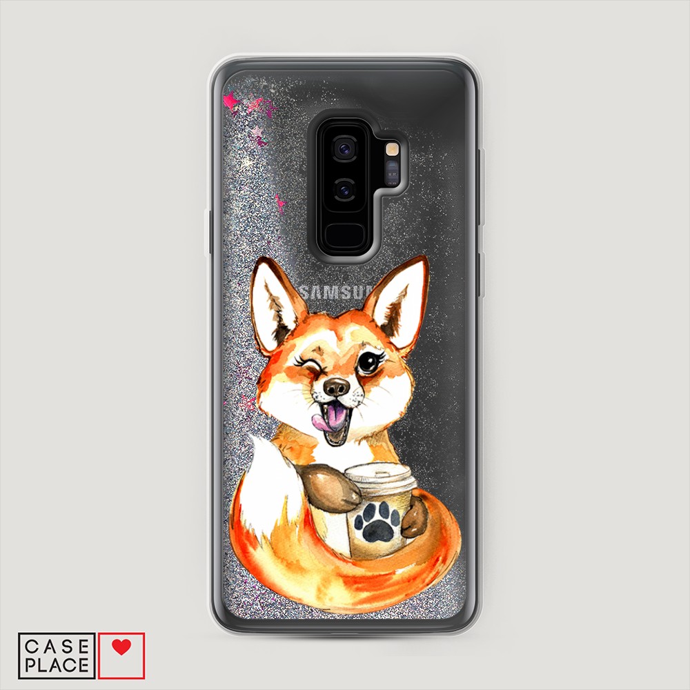 

Чехол Awog "Подмигивающая лиса с кофе" на Samsung Galaxy S9 Plus, 25891-1