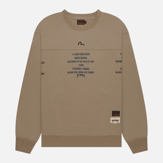 Мужская толстовка Evisu Seagull Embroidered Print Lettering & Stencil Baby Godhead