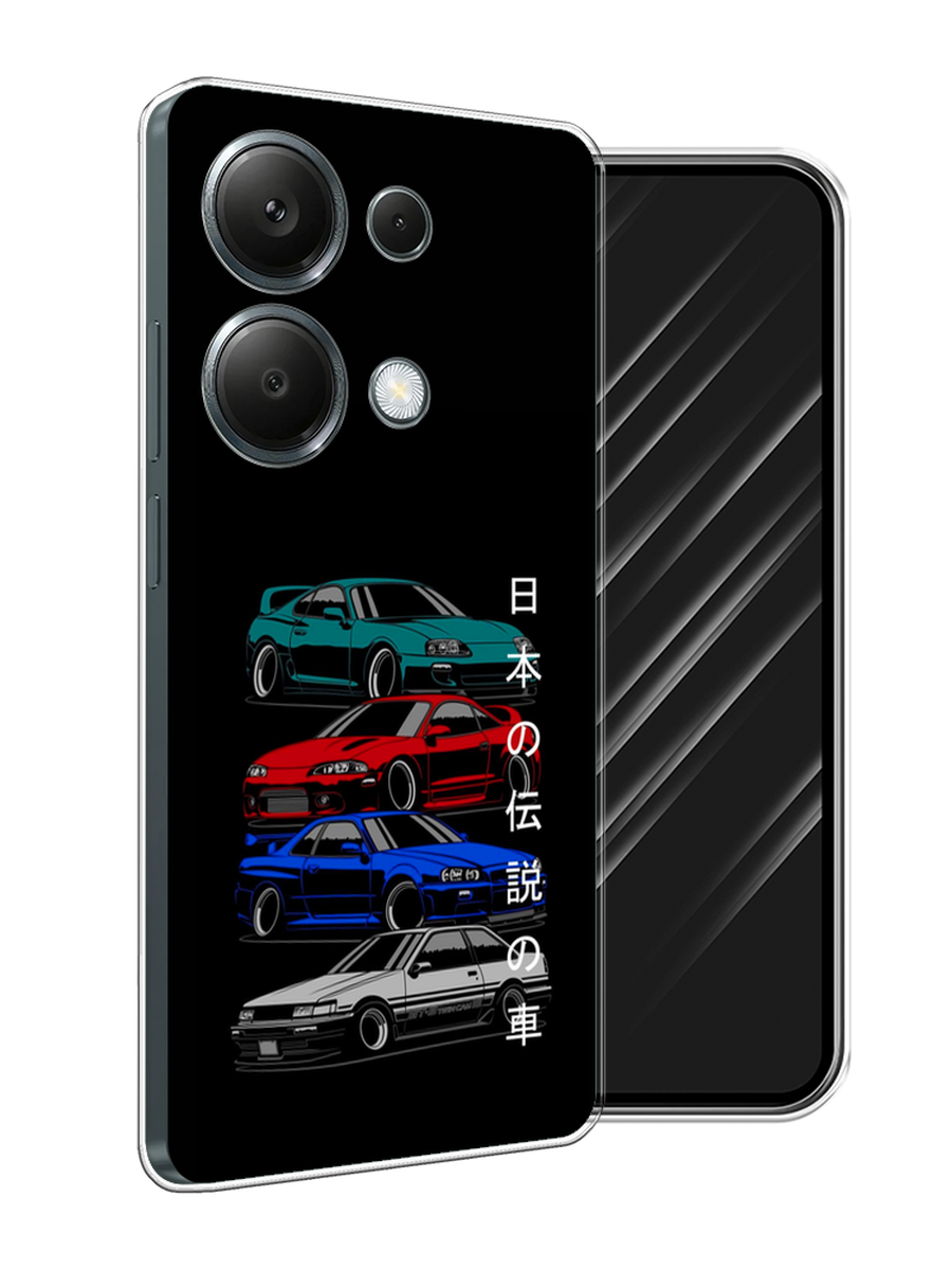 

Чехол Awog на Xiaomi Redmi Note 13 Pro 4G "JDM Legend cars", Зеленый;красный;синий, 321650-1