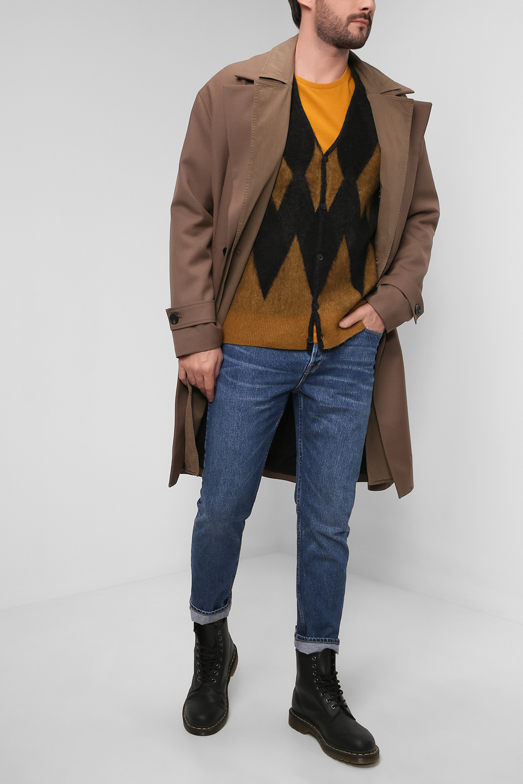 

Джинсы мужские Allsaints ME027V синие 32, Синий, ME027V