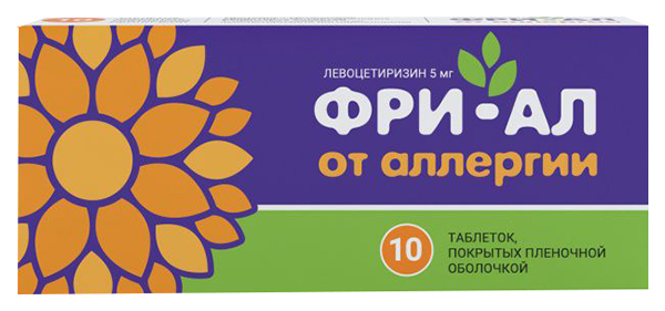 

Фри-Ал таблетки 5 мг 10 шт.