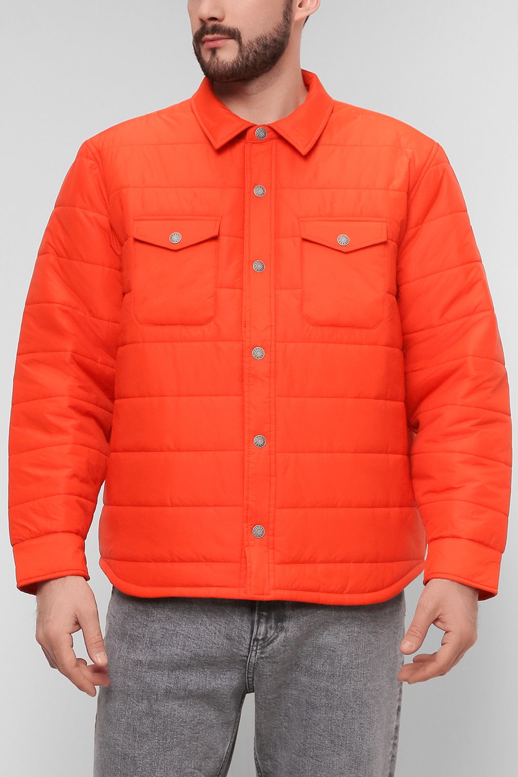 Куртка мужская Guess M1RL00 WEI10 оранжевая L