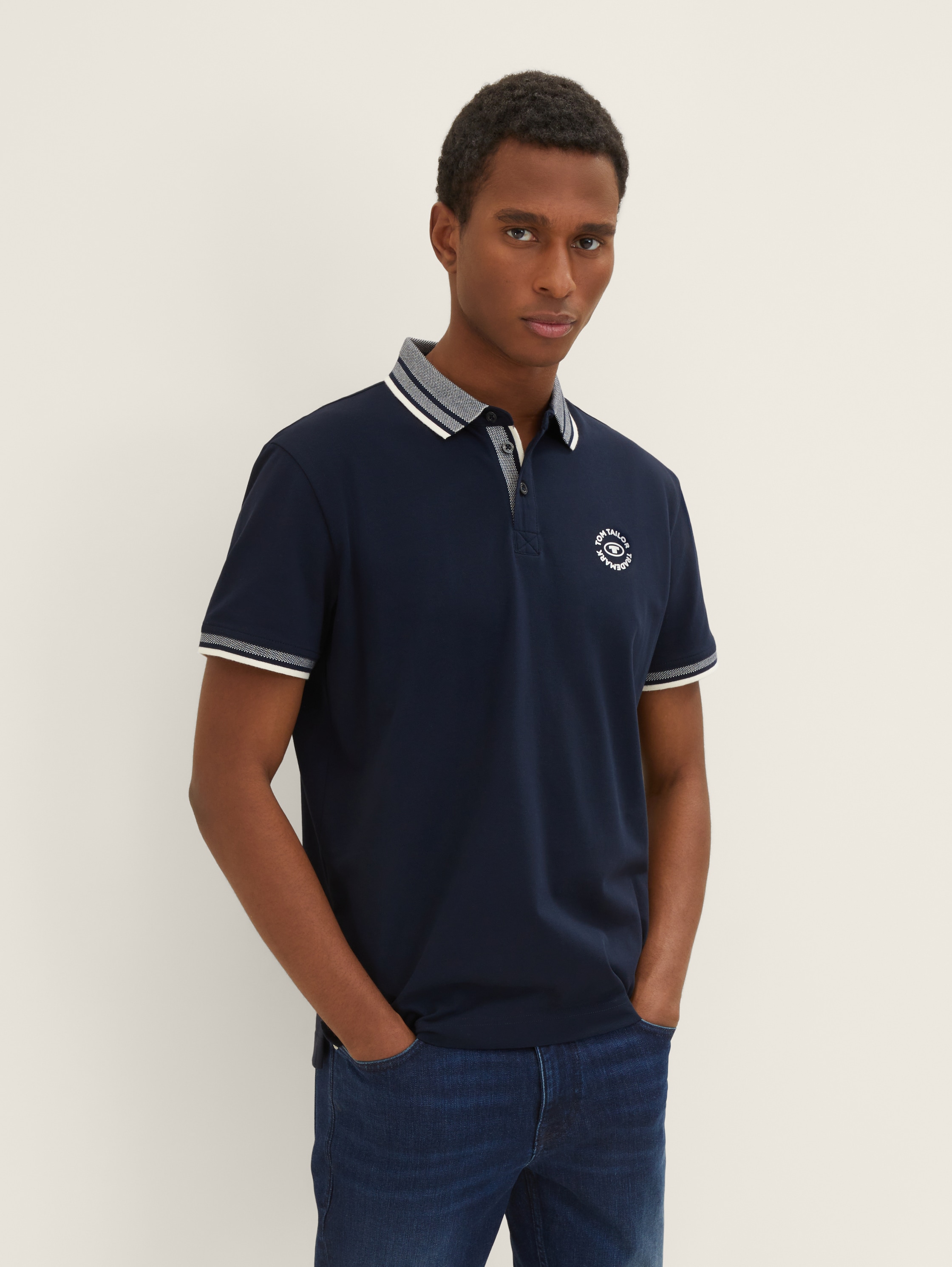 

Футболка мужская TOM TAILOR 1035575 синяя 2XL, Синий, 1035575