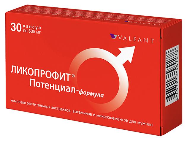 

Ликопрофит потенциал-формула капсулы 30 шт.