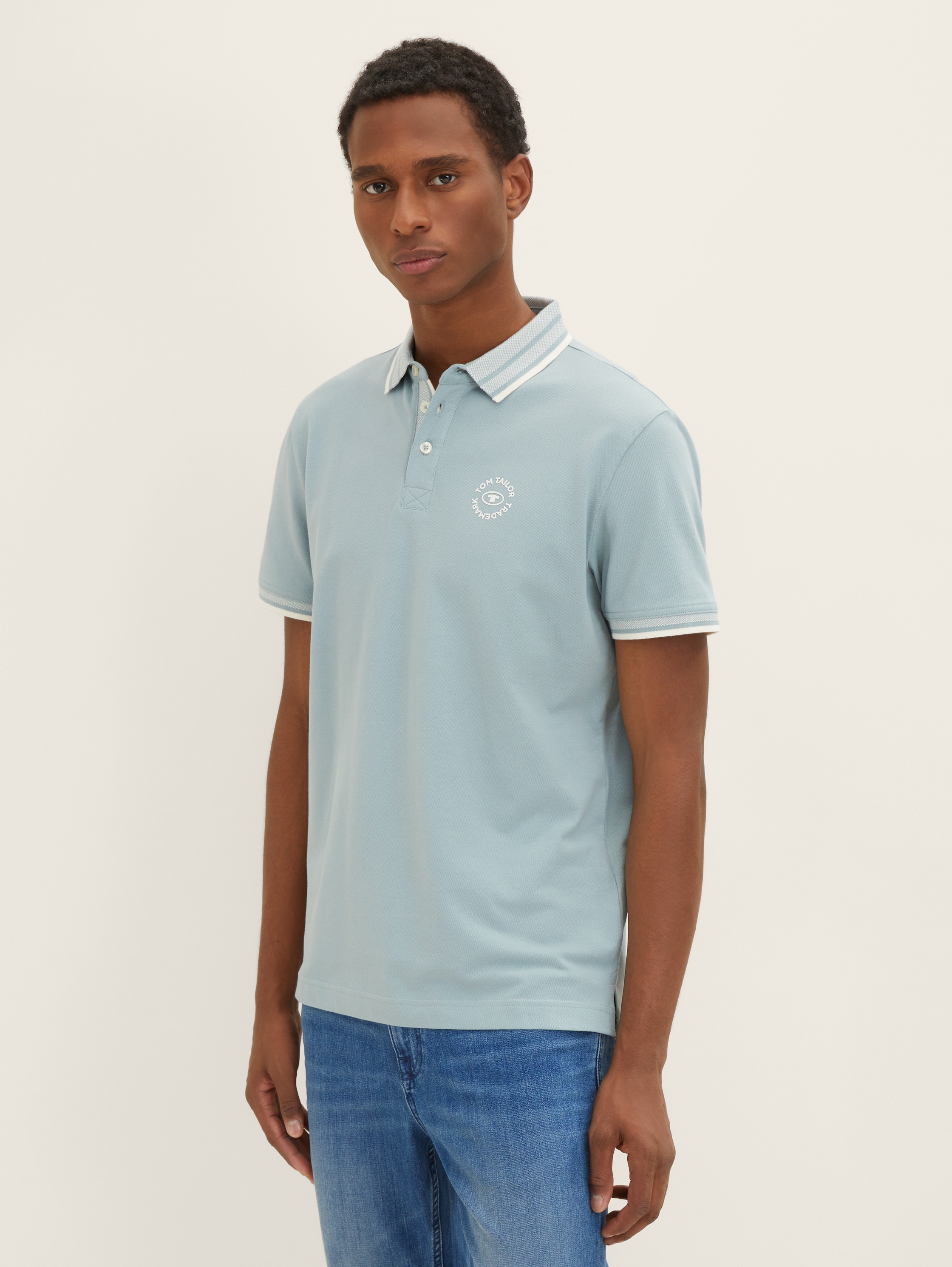 

Футболка мужская TOM TAILOR 1035575 голубая 3XL, 1035575