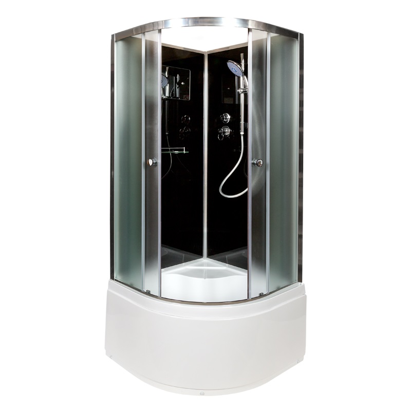 

Душевая кабина Deto B90 BLACK 90*90*208, B90 BLACK