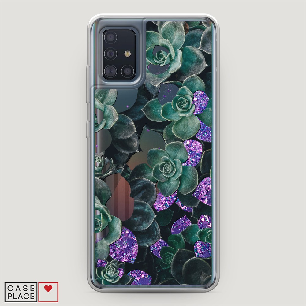 

Чехол Awog на Samsung Galaxy A51 "Сукуленты цветные", Разноцветный, 28992-1