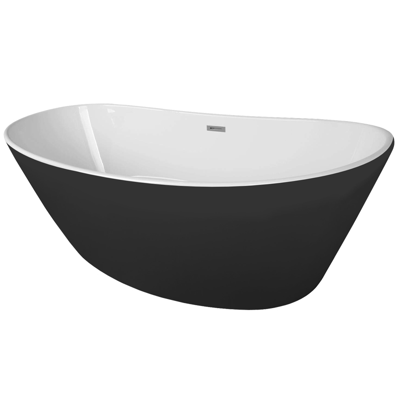 

Ванна акриловая Azario EASTON 1800x820x600мм, с сифоном и метал рамой, Черный