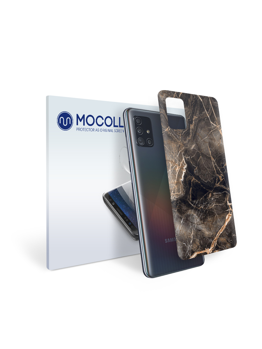 

Пленка защитная MOCOLL для задней панели Samsung J7 Neo Камень черный