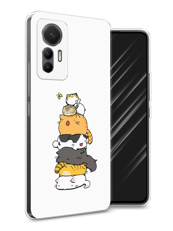 

Чехол Awog на Xiaomi 12 Lite "Бутерброд из котиков", Разноцветный, 315050-10