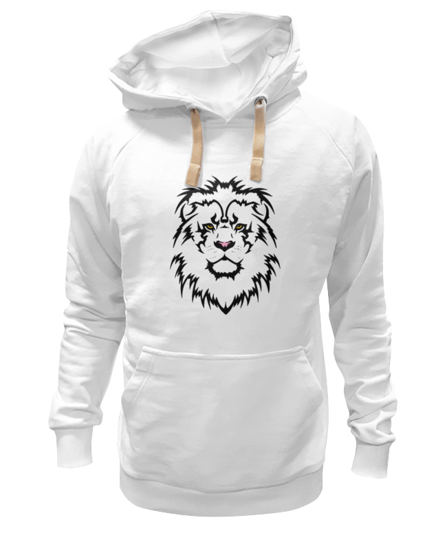 

Худи унисекс Printio Лев. lion белое XL, Белый, Лев. lion