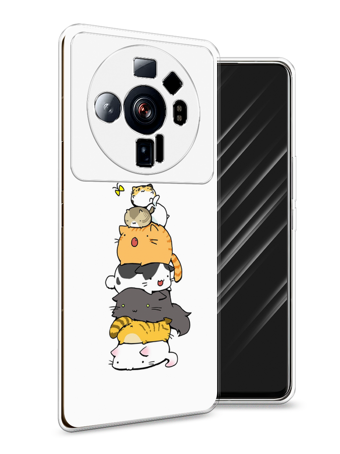 

Чехол Awog на Xiaomi 12S Ultra "Бутерброд из котиков", Разноцветный, 314550-10