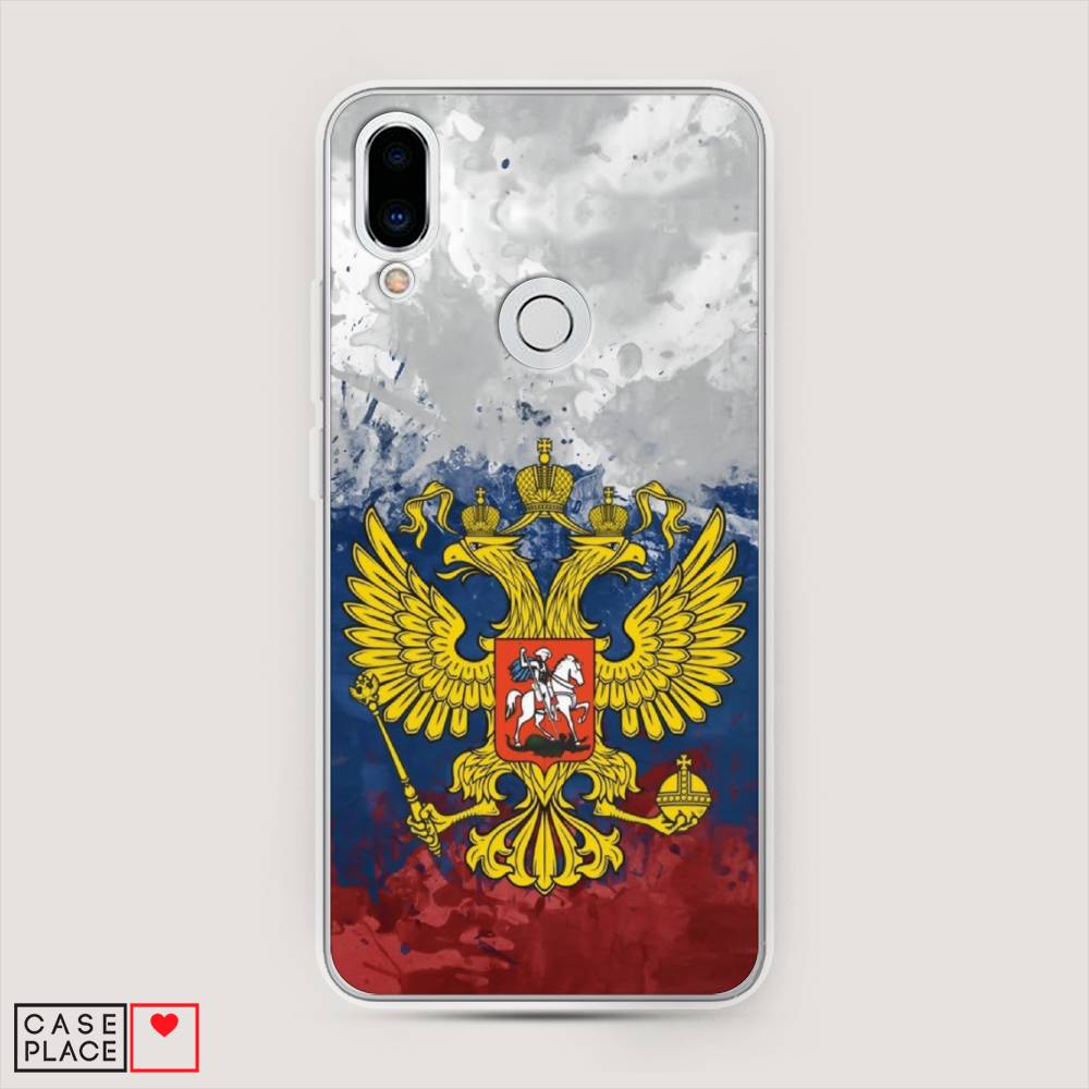 

Чехол Awog на Meizu Note 9 "РФ", Белый;синий;красный, 73350-5