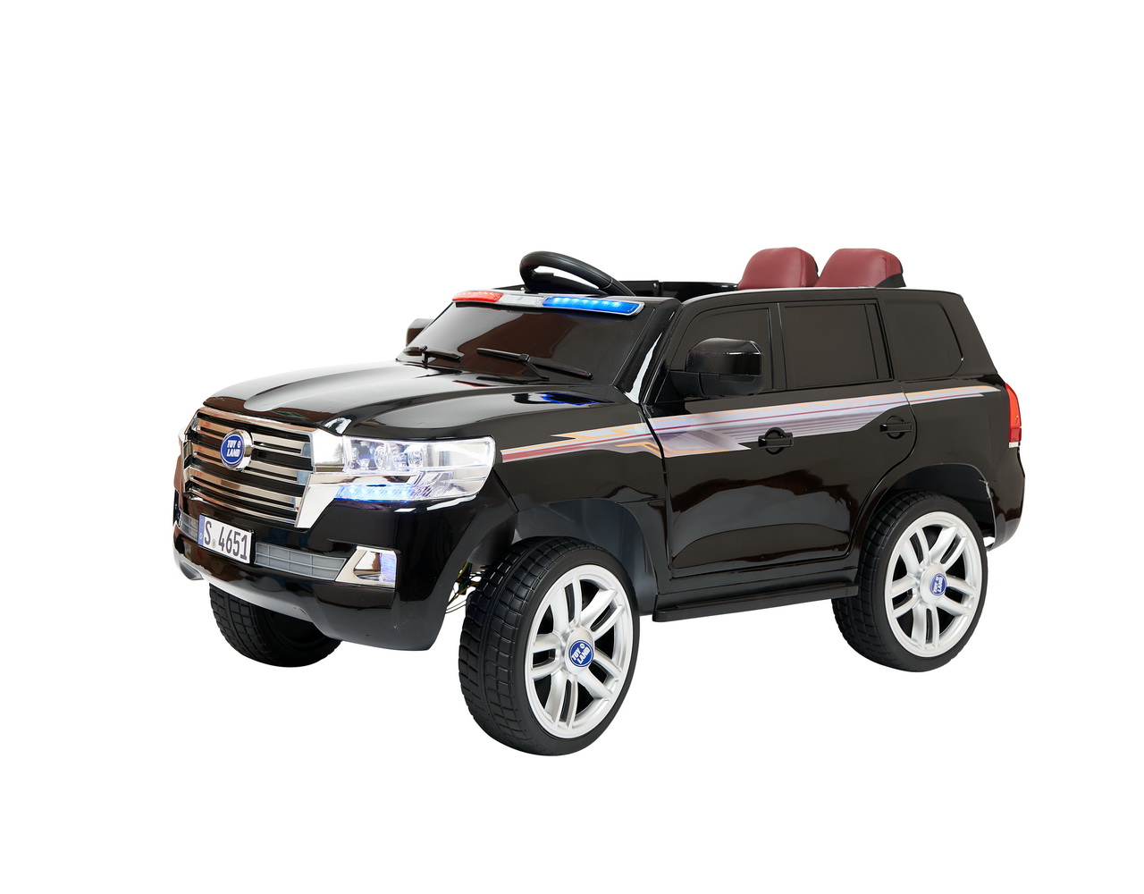 фото Детский электромобиль джип toyland land cruiser ybh4651 черный