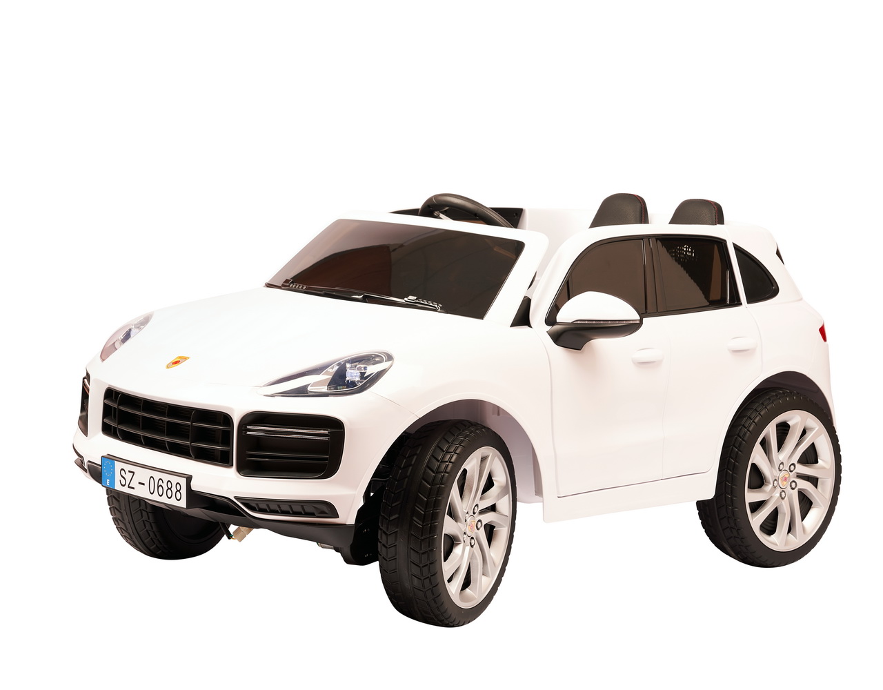 фото Детский электромобиль джип toyland porsche cayenne ypd 7496 белый