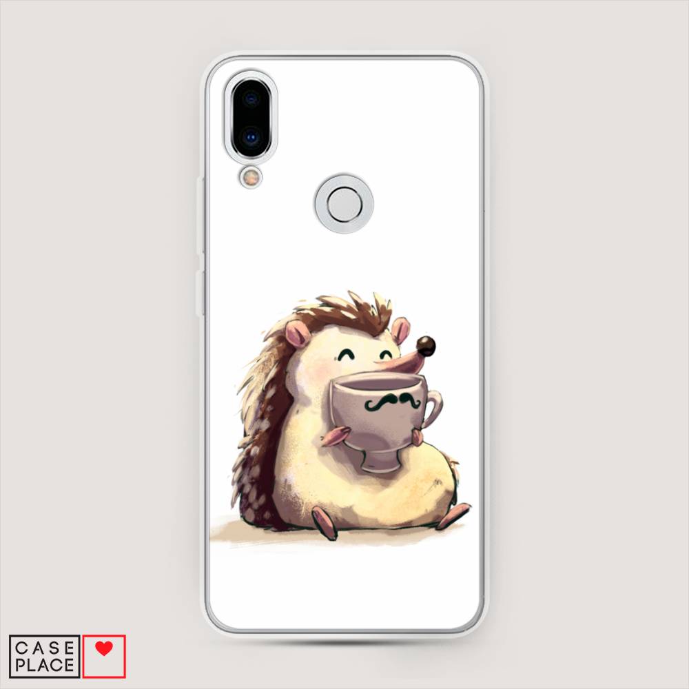 

Чехол Awog на Meizu Note 9 "Еж кофеман", Белый;коричневый;бежевый, 73350-10