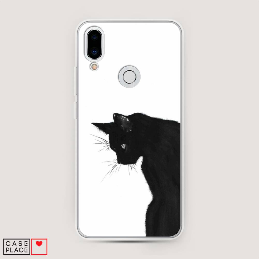 

Чехол Awog на Meizu Note 9 "Black cat", Черный;белый, 73350-1