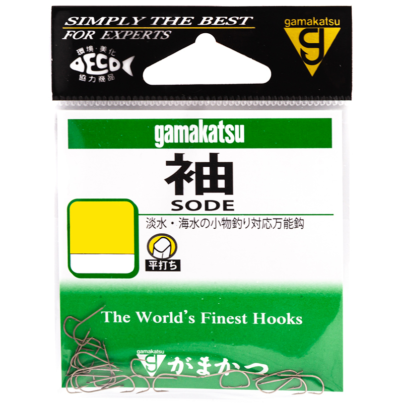 Крючки одинарные Gamakatsu SODE BN #4 (22 шт) 12014-4