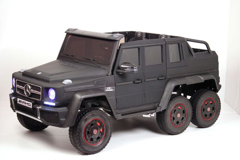 

Детский электромобиль Мercedes-AMG G63 (X555XX) черный матовый