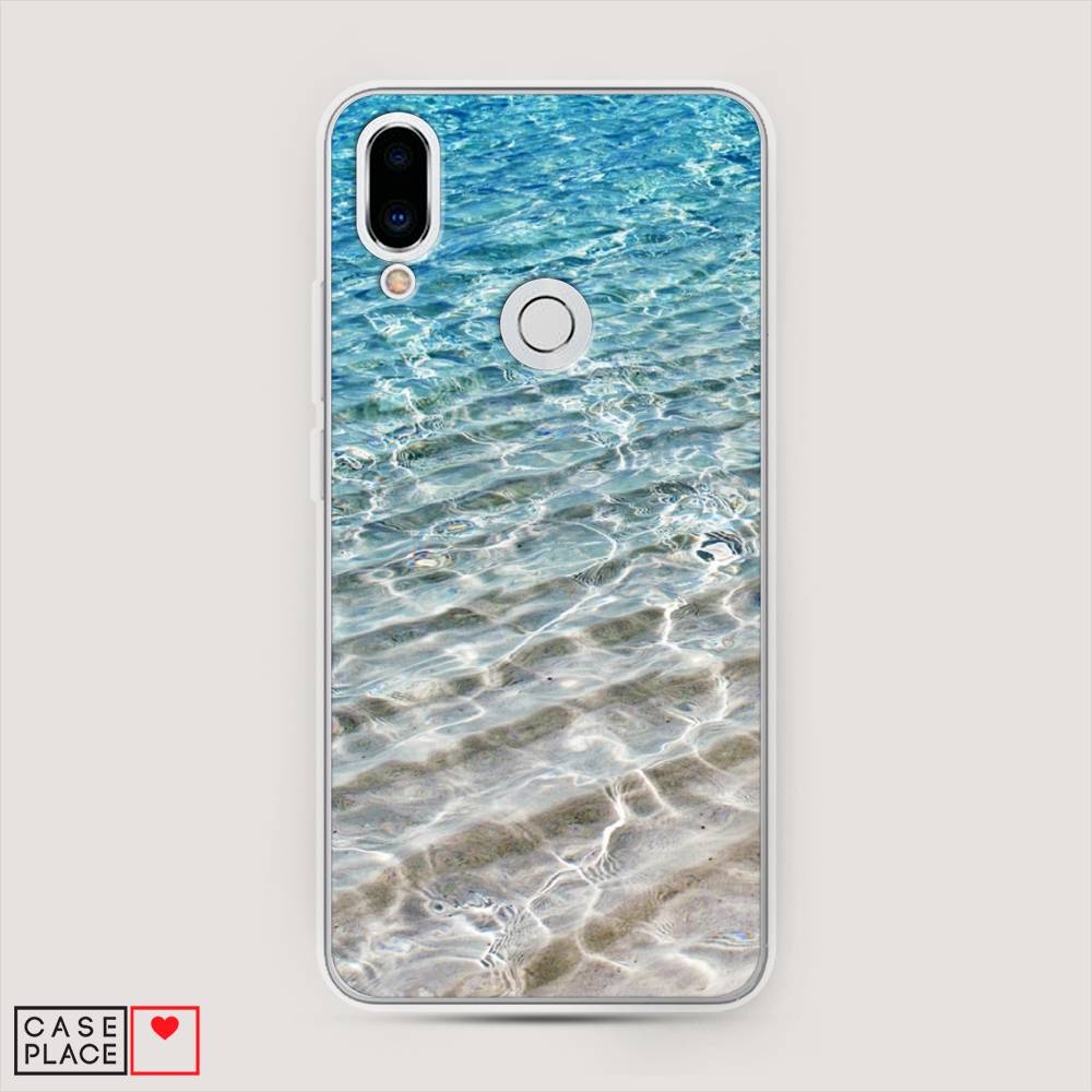 

Чехол Awog на Meizu Note 9 "Волны 10", Голубой, 73350-4