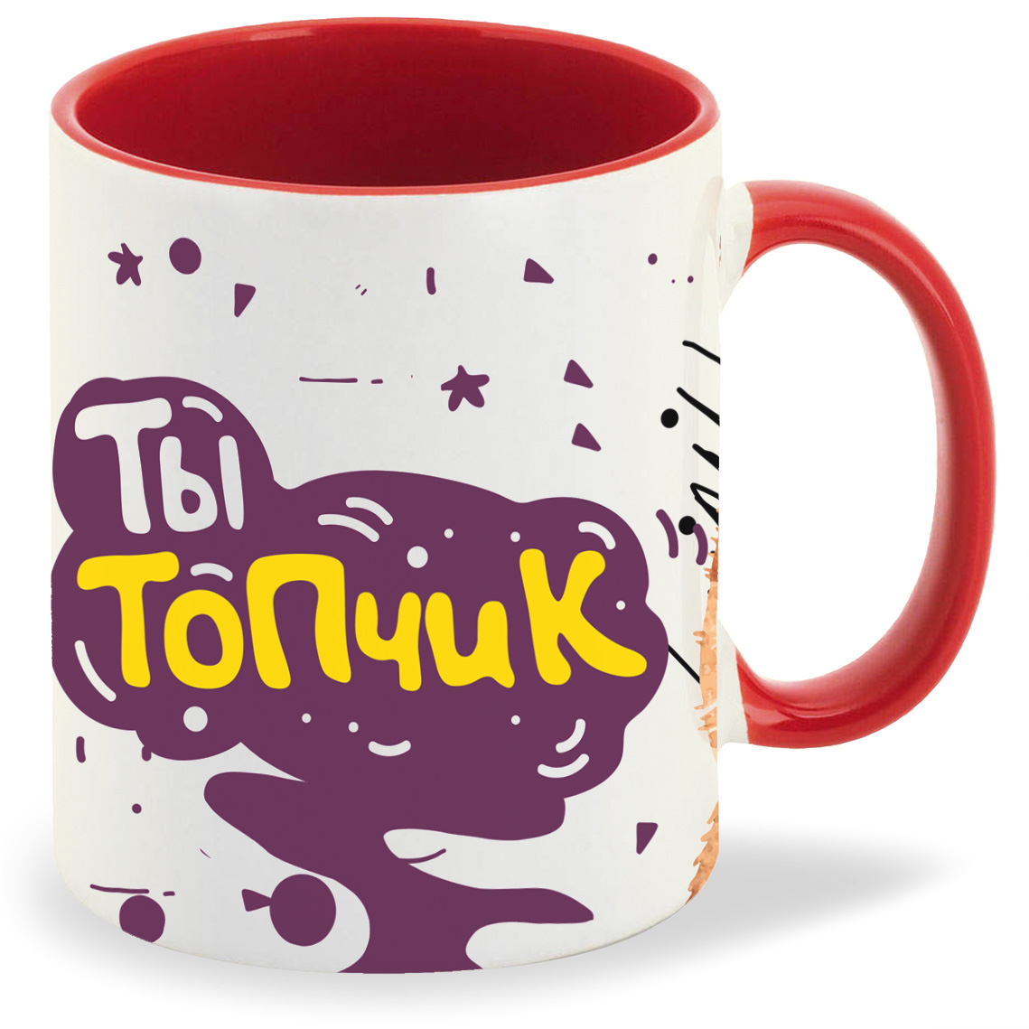 

Кружка CoolPodarok Ты топчик, Ты топчик