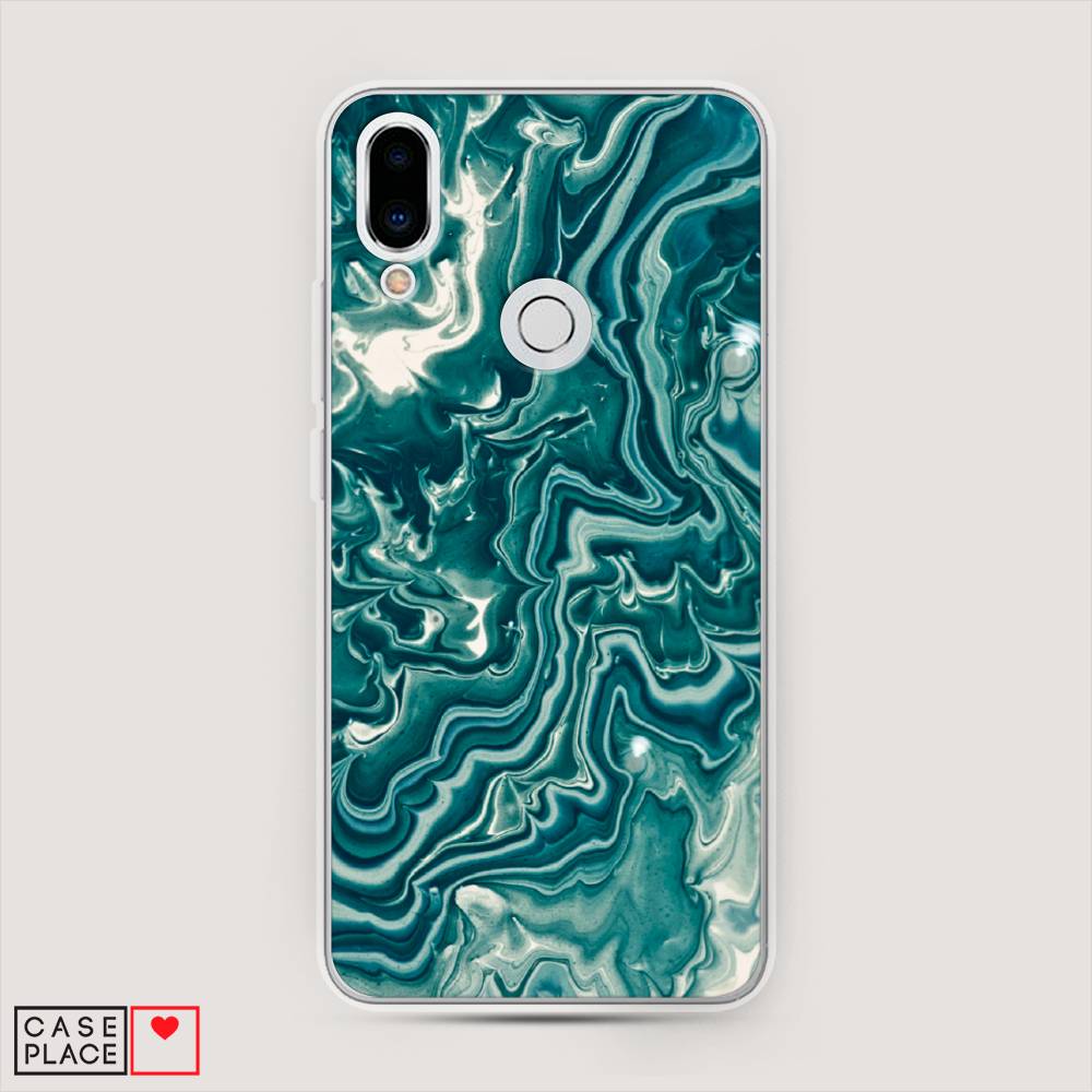 

Чехол Awog на Meizu Note 9 "Минералы 4", Голубой, 73350-3