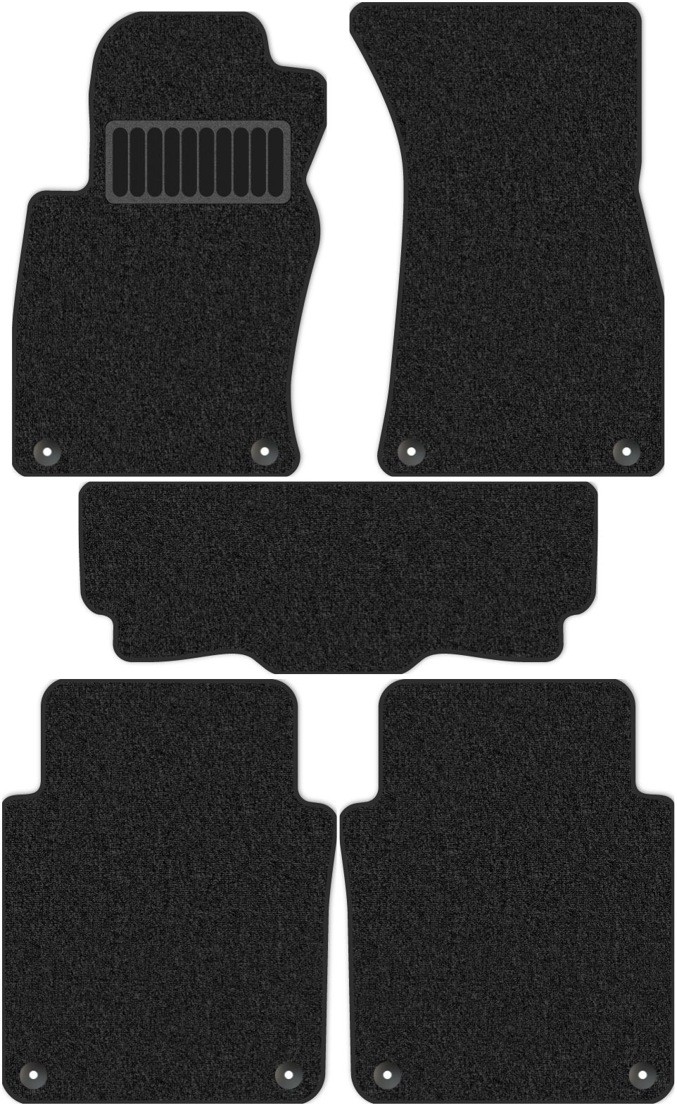 

Коврики текстильные Allmone Классик для Audi A8 Long D3 2002 - 2009, 1227-S5YT-A