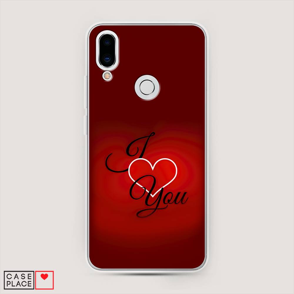 

Чехол Awog на Meizu Note 9 "I love you 3", Красный;черный, 73350-6