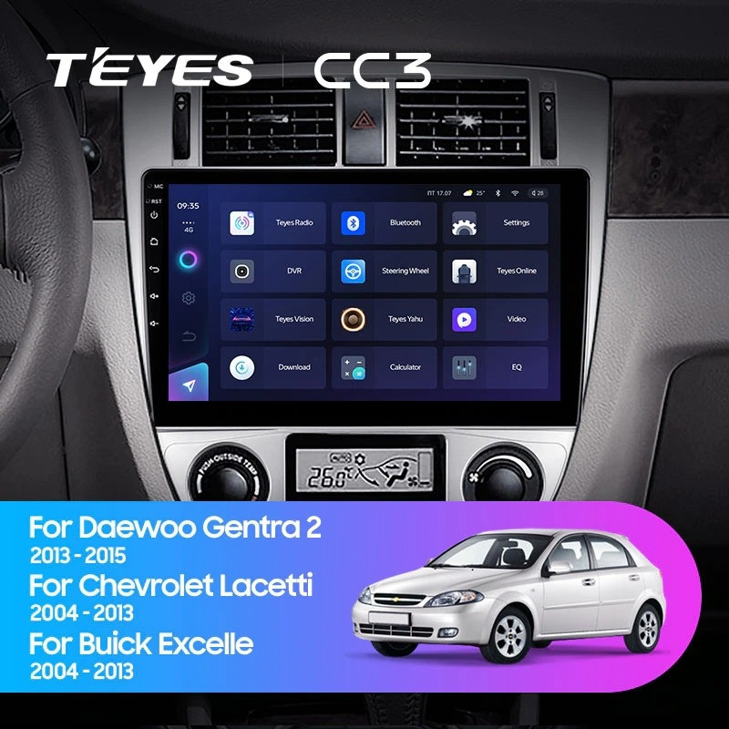 

Автомобильная магнитола Teyes CC3L 4/32 Daewoo Gentra 2 (2013-2015) F2-B, CC3L