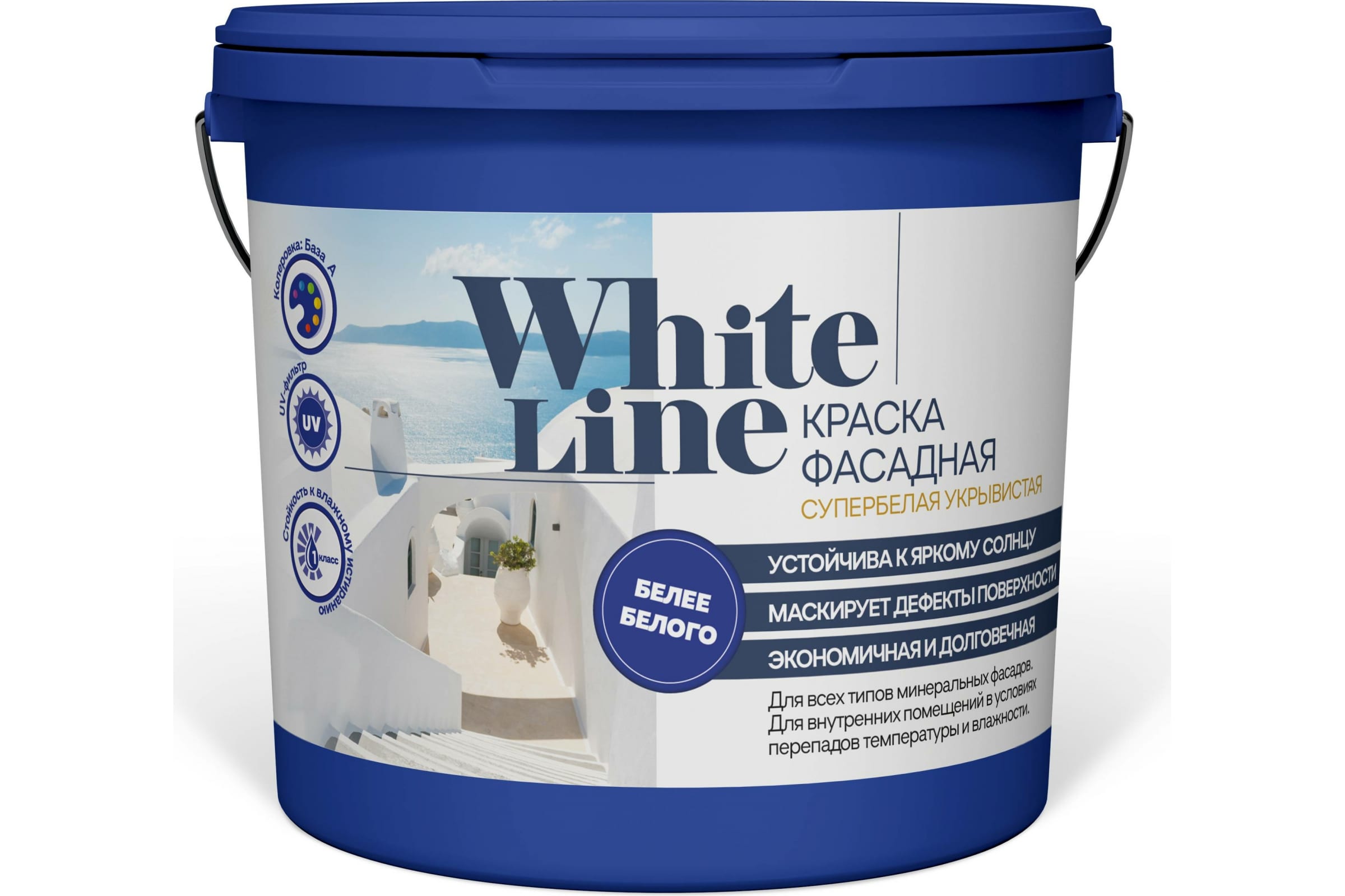 

White Line ВД ФАСАДНАЯ СУПЕРБЕЛАЯ 3 КГ 4690417092789