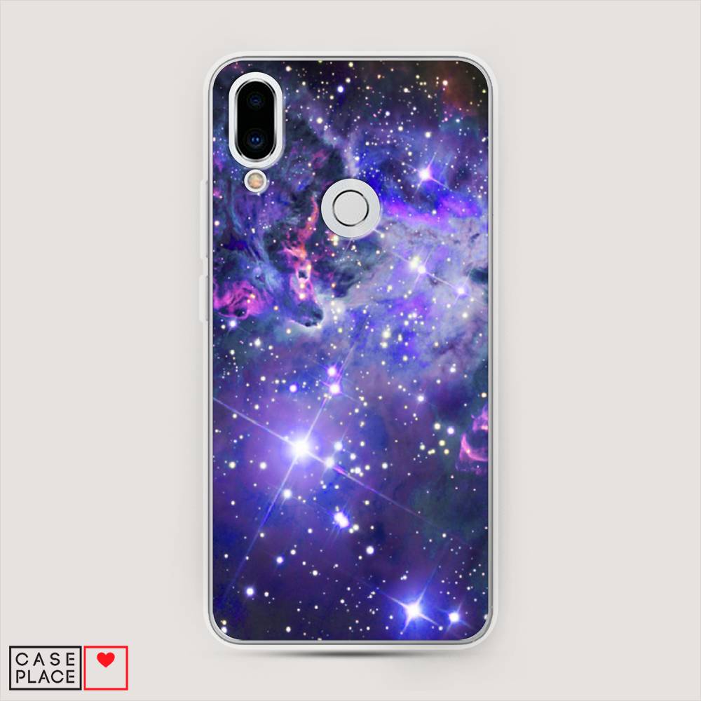 

Чехол Awog на Meizu Note 9 "Яркая галактика", Фиолетовый, 73350-4
