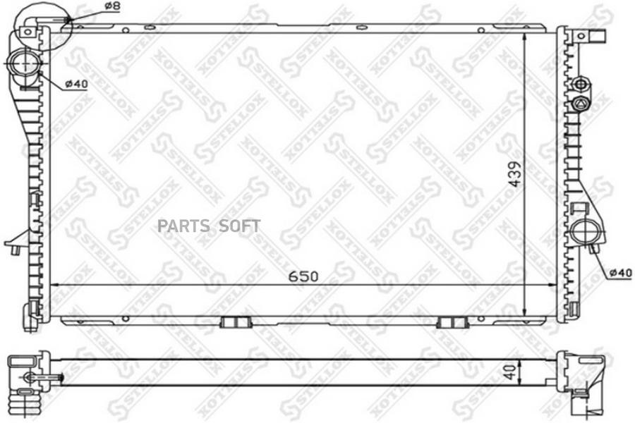 

STELLOX Радиатор STELLOX 1025082sx