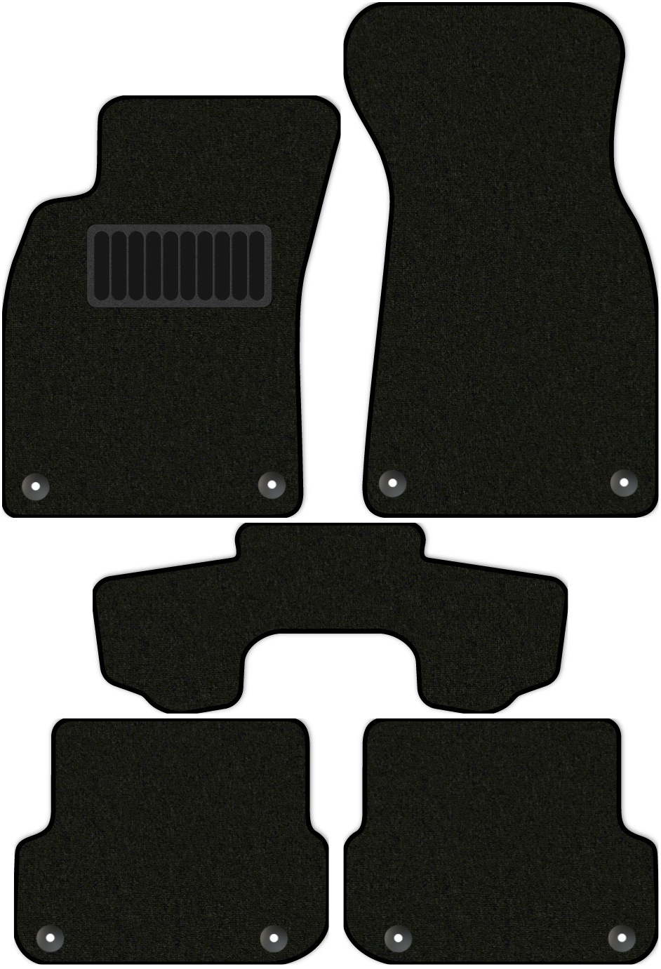 фото Коврики текстильные allmone классик для audi s6 c6 2004 - 2010