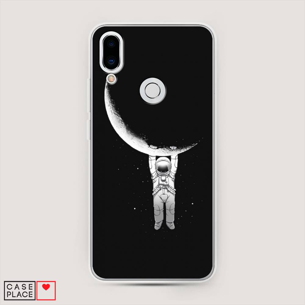 

Чехол Awog на Meizu Note 9 "Космонавт", Белый;черный, 73350-4