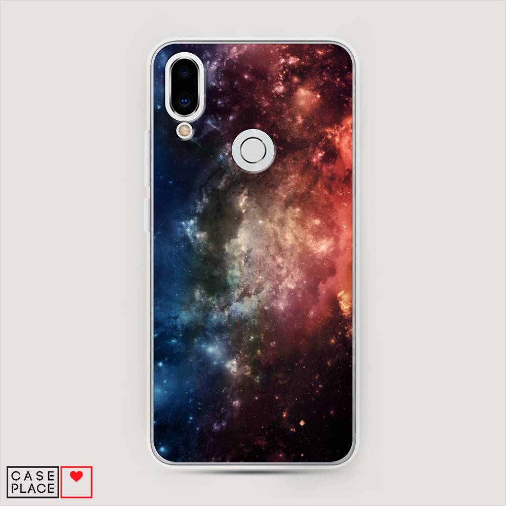 

Чехол Awog на Meizu Note 9 "Космос", Синий;бежевый;красный, 73350-4