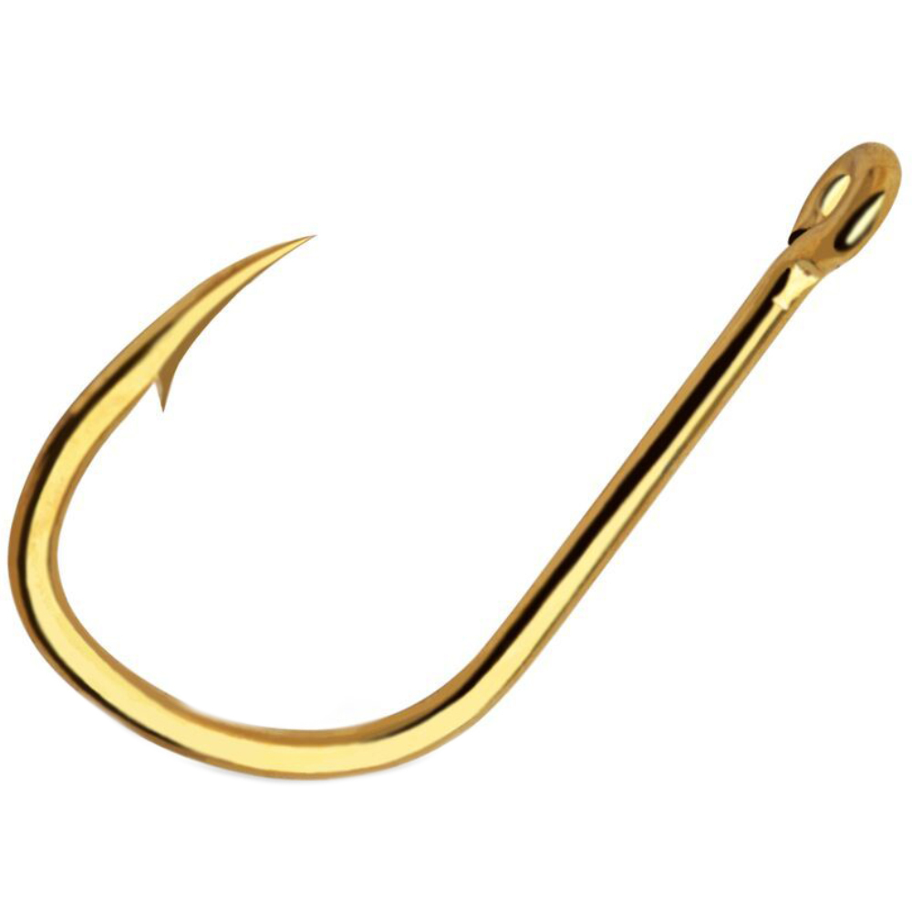 

Крючки одинарные Gurza K-3103 ISAEMA Ring Gold # 6 (10 шт/уп), Золотистый, K-3103 ISAEMA Ring Gold