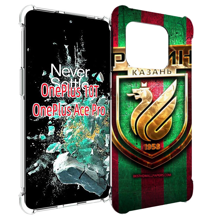 

Чехол MyPads фк рубин казань для OnePlus 10T, Прозрачный, Tocco