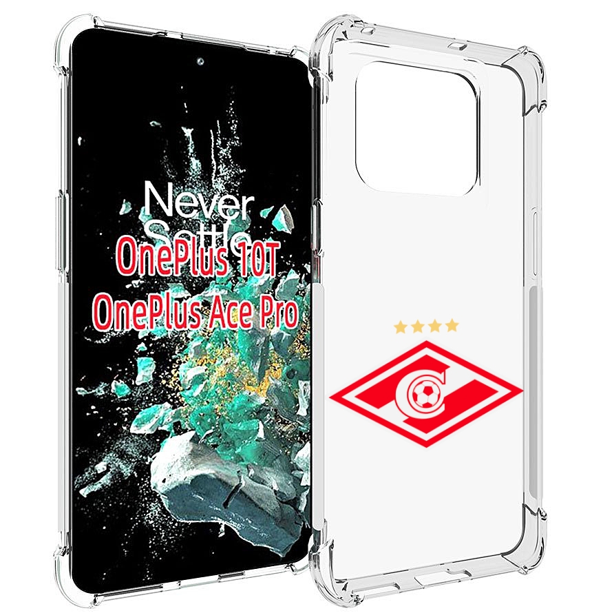 

Чехол MyPads фк спартак 1 для OnePlus 10T, Прозрачный, Tocco