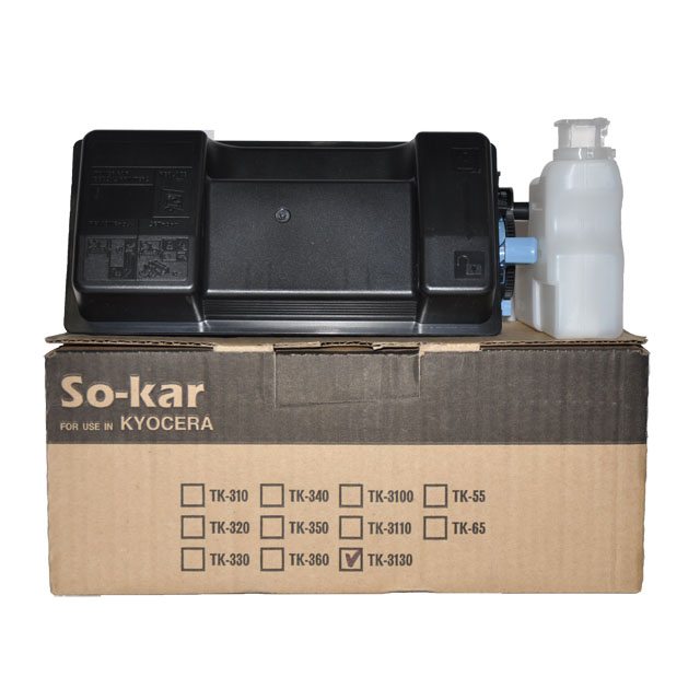 Картридж TK-3130 So-kar подходит для Kyocera FS-4200DN 4300DN 25000стр
