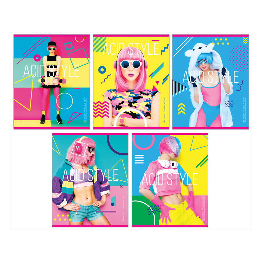 

Тетрадь общая в клетку ArtSpace Девушки Bright Neon, 48 л., 1 шт.