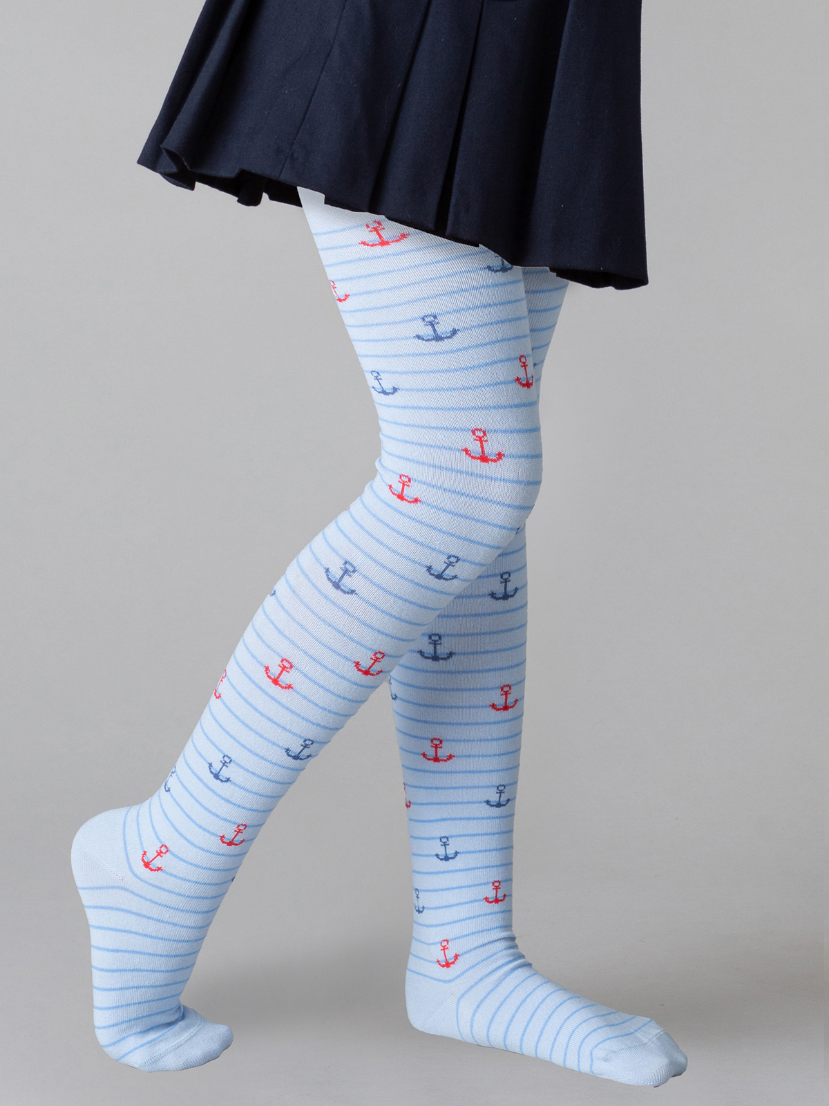 

Колготки детские OMSA kids 13P62-2 цв. голубой р. 128, 13P62-2