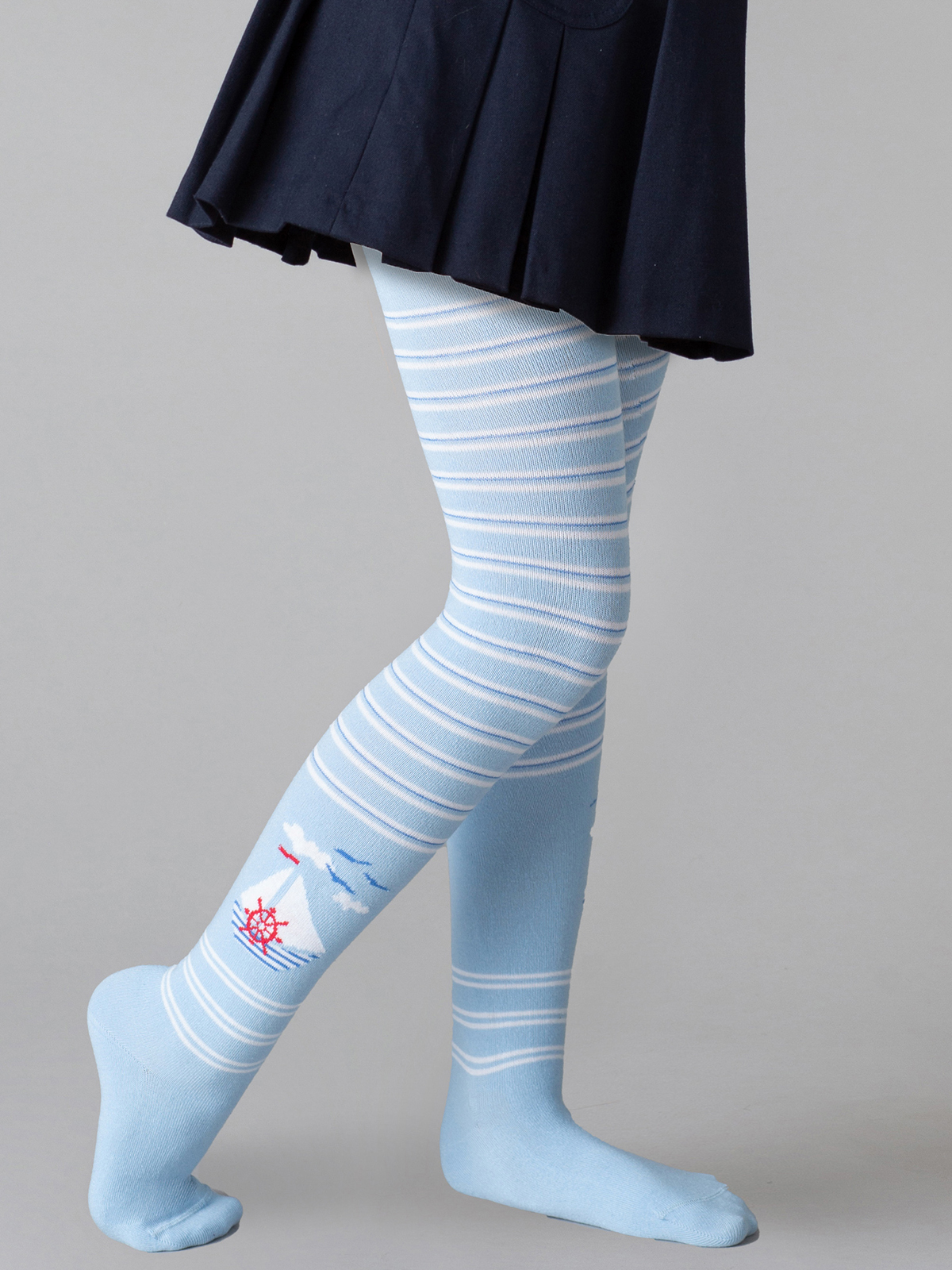 

Колготки детские OMSA kids 13P64-2 цв. голубой р. 116, 13P64-2