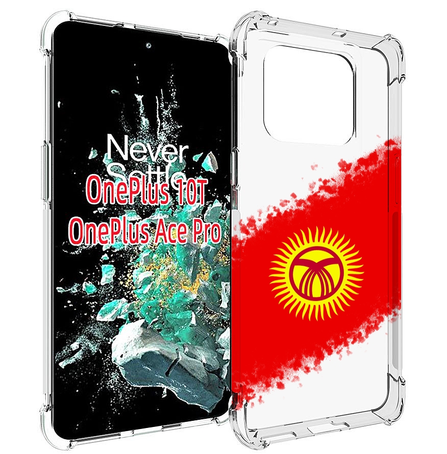 

Чехол MyPads флаг Киргизии для OnePlus 10T, Прозрачный, Tocco