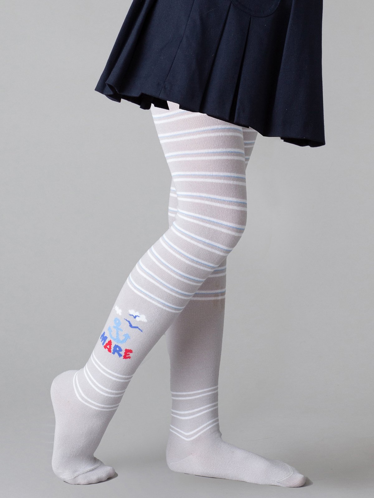 

Колготки детские OMSA kids 13P64-2 цв. серый р. 128, 13P64-2